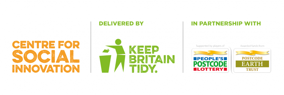 Centre for Social Innovation. Delivered by Keep Britain Tidy. In partnership with People's Postcode Lottery