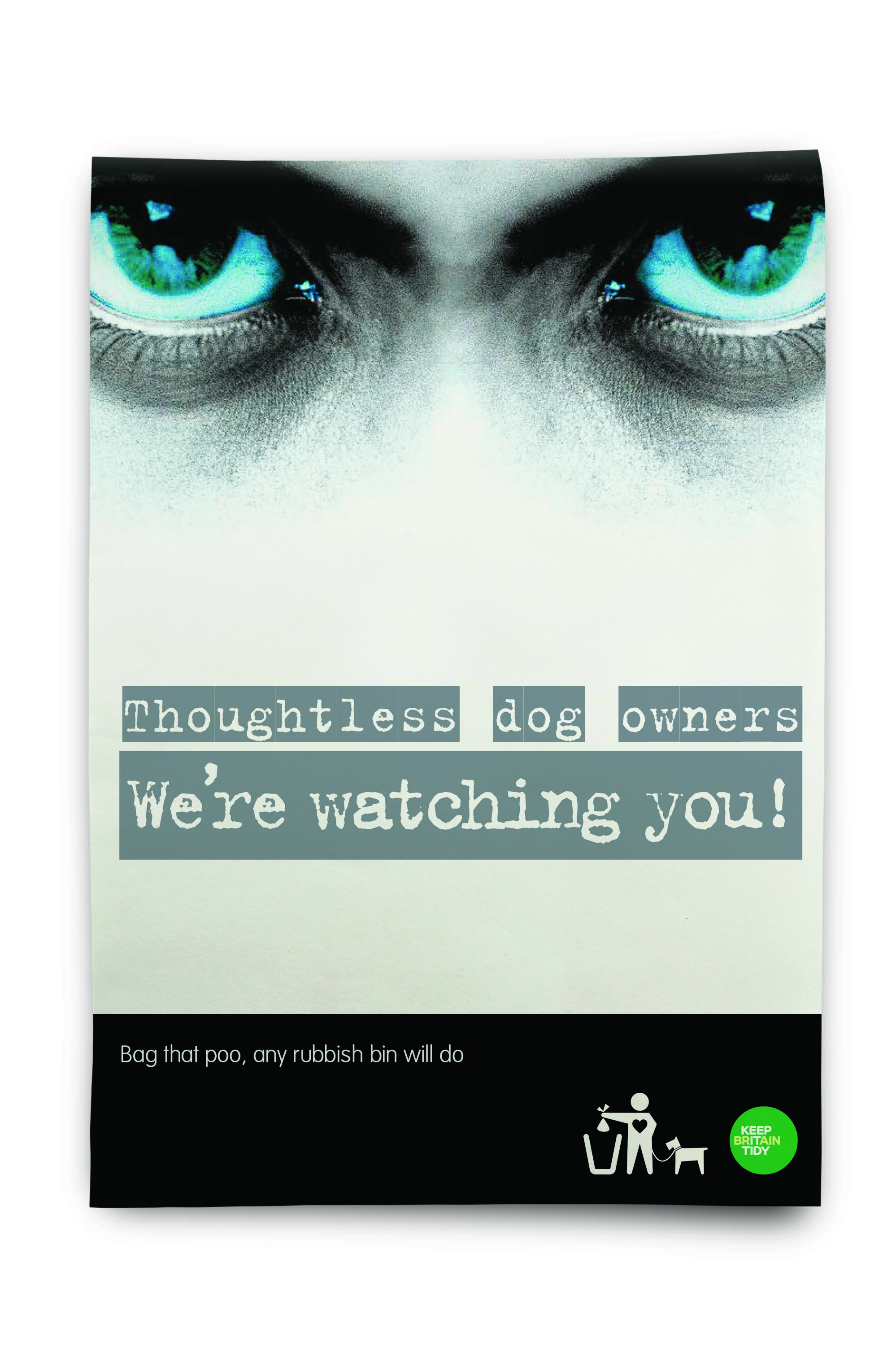 An image of a We're Watching You campaign poster