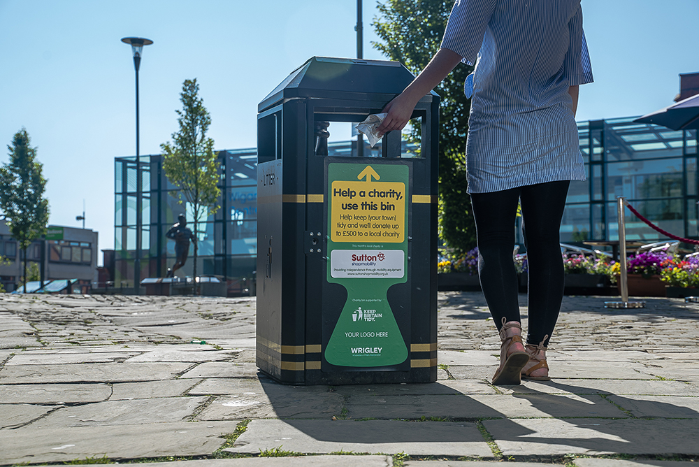 An image of the bin it for good campaign