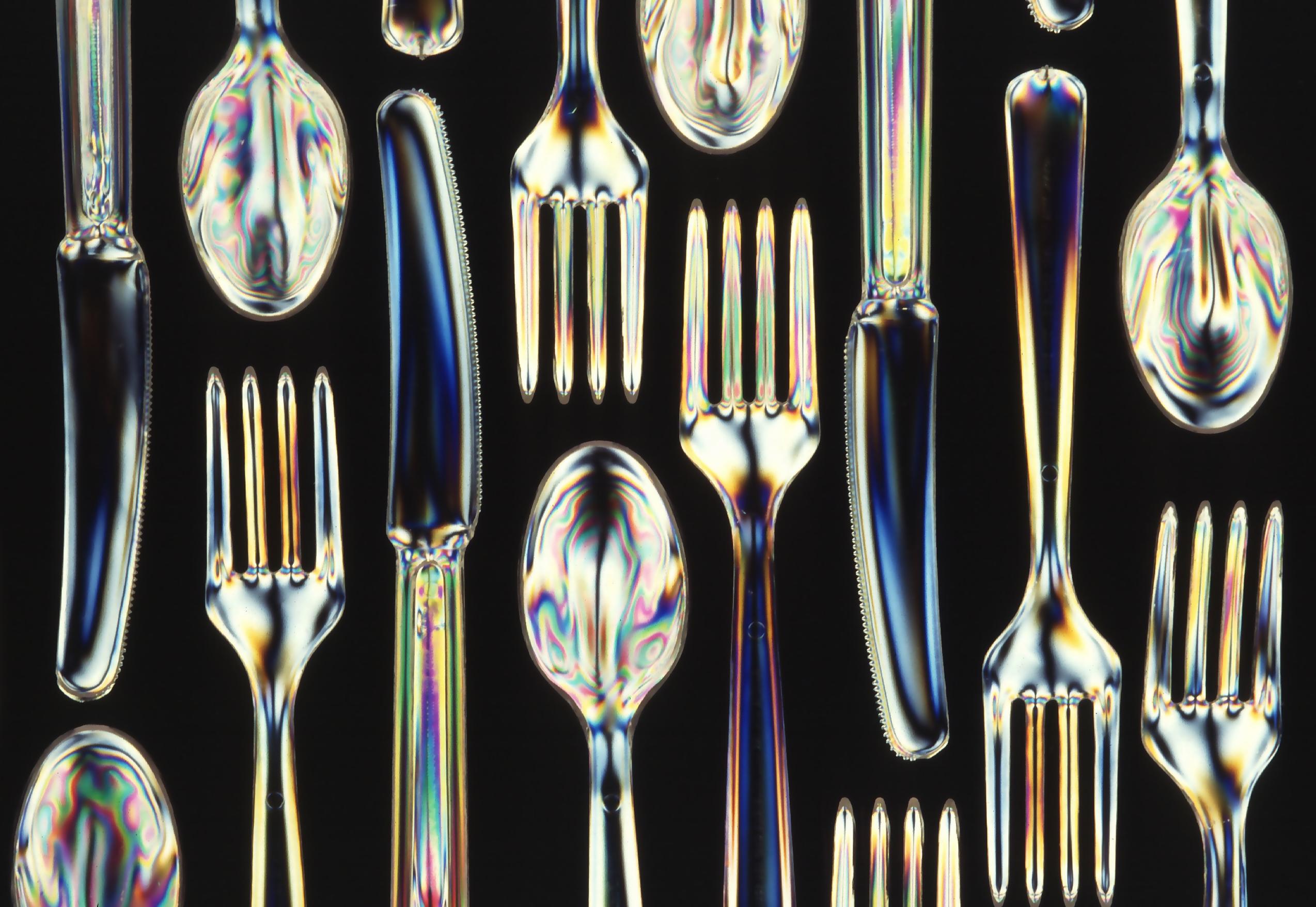 An image of plastic cutlery