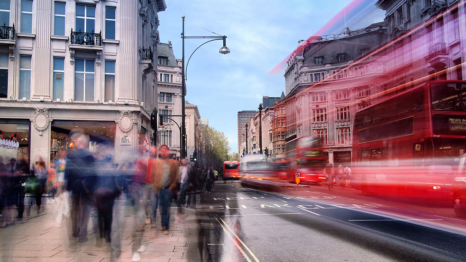 An image of Oxford Street, London