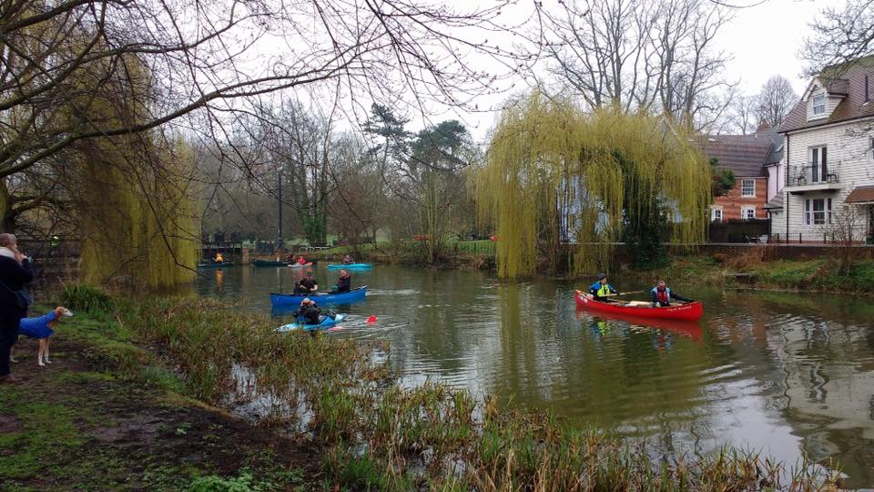 The 'Colne Ranger' takes to the water