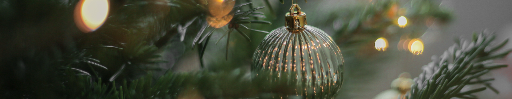 Simple Sustainable Swaps to Reduce Waste this Festive Season A decorated christmas tree