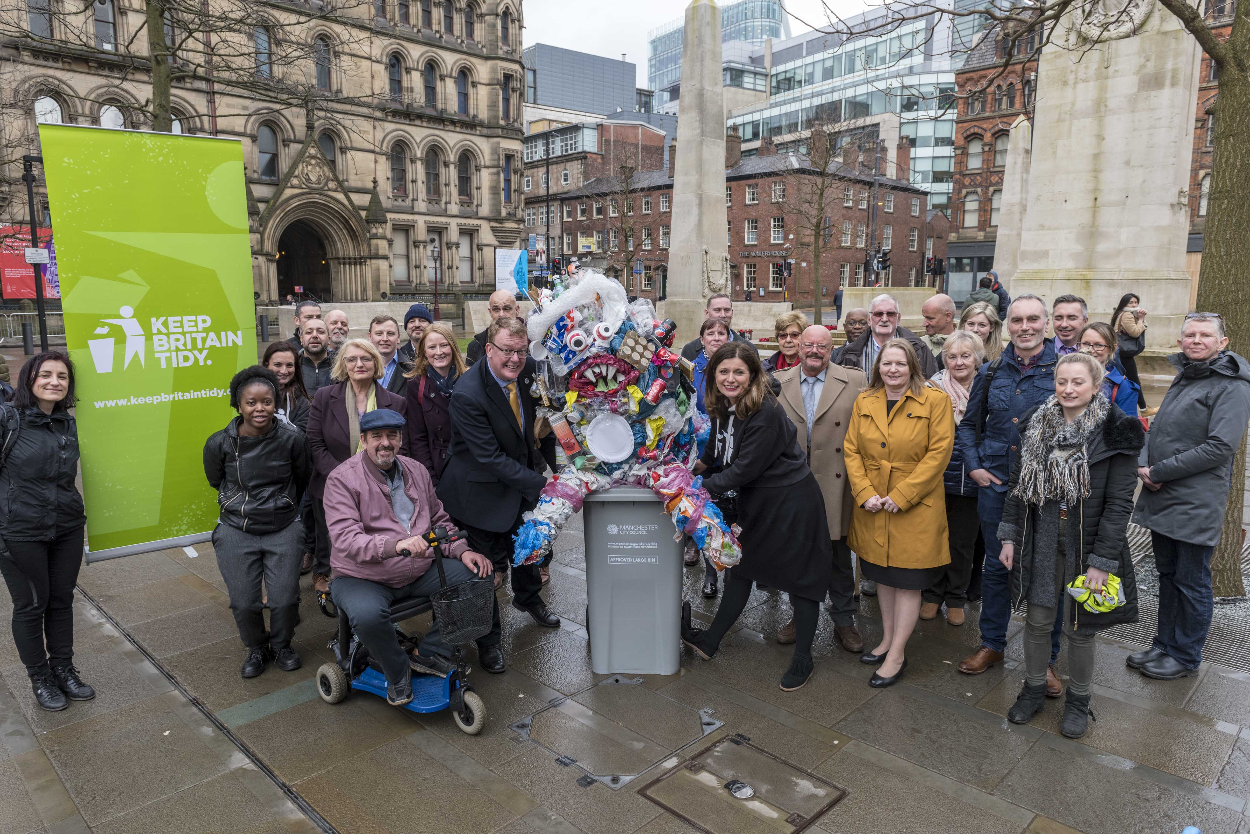 Launching Keep Manchester Tidy