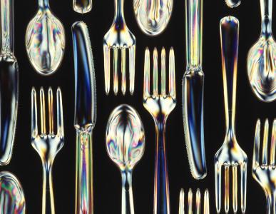 An image of plastic cutlery