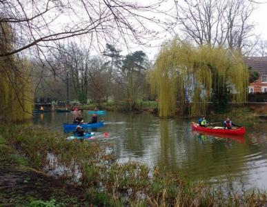 The 'Colne Ranger' takes to the water