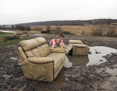 An image of a fly-tipping incident