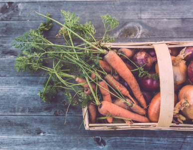 An image of fresh vegetables