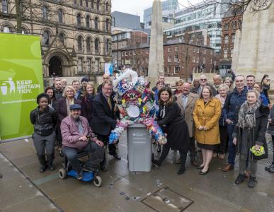 Launching Keep Manchester Tidy
