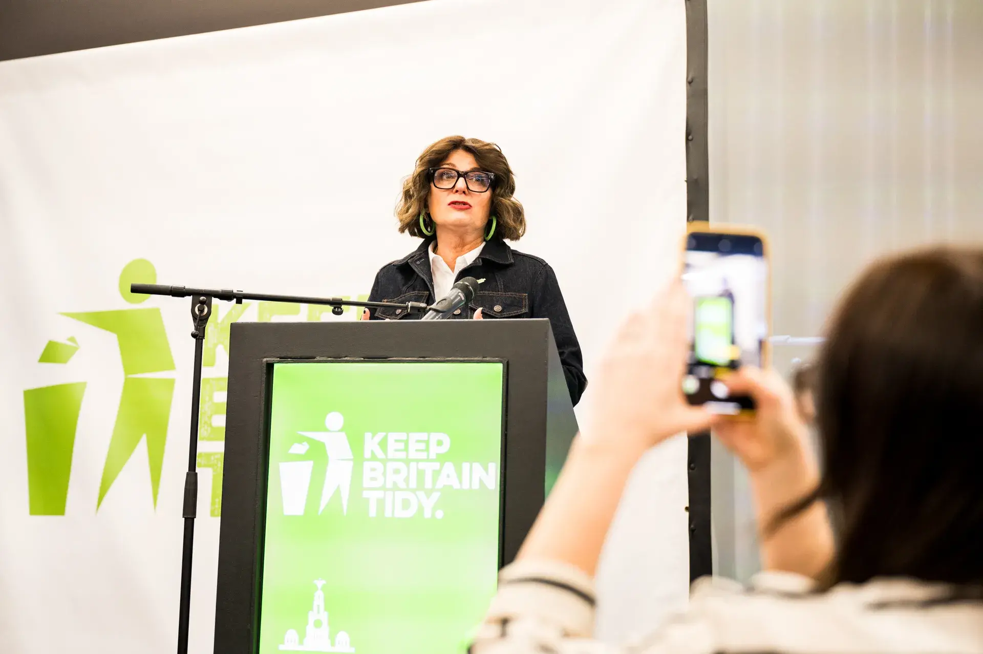 Keep Britain Tidy Chief Executive Officer, Allison Ogden-Newton OBE, speaking annual Network Conference