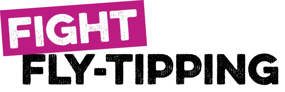 Fight fly-tipping logo_purple