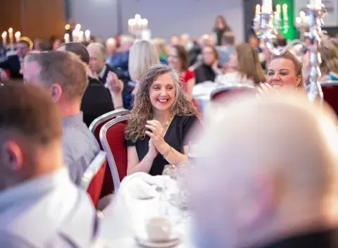 Audience applauding the winners at Keep Britain Tidy's prestigious Network Awards