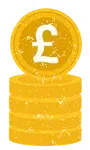 Pounds icon no background