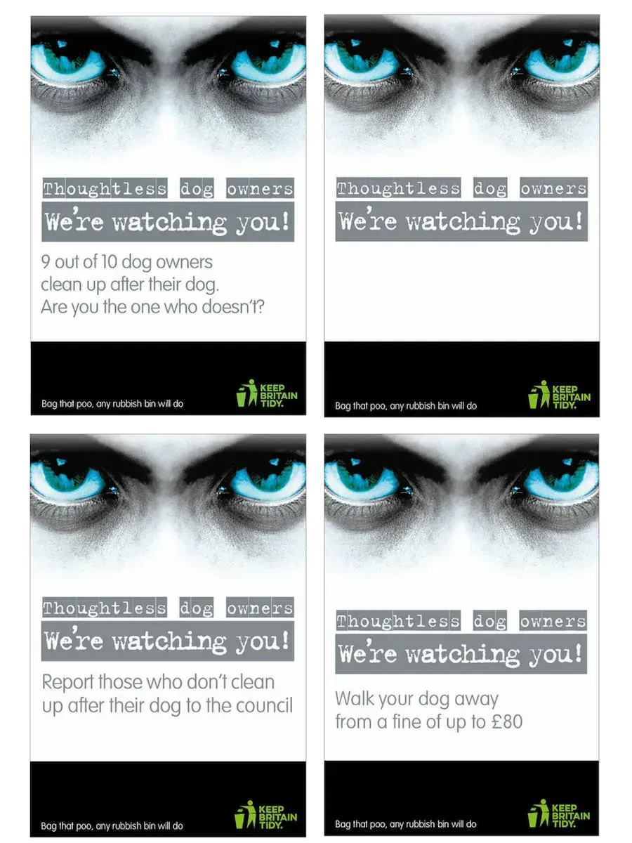 Glow in the dark sign